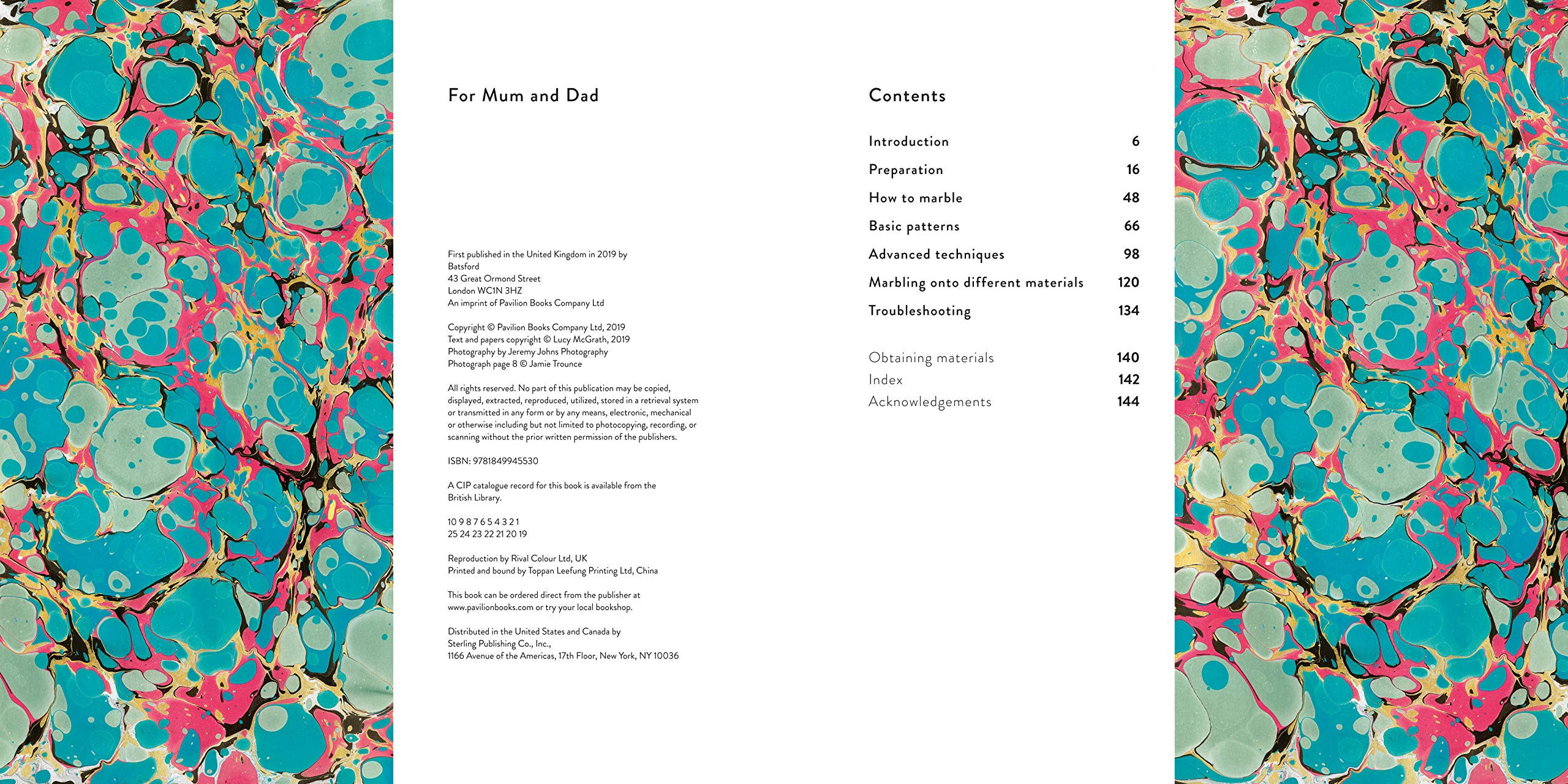 Contemporary Paper Marbling - Signed Copy