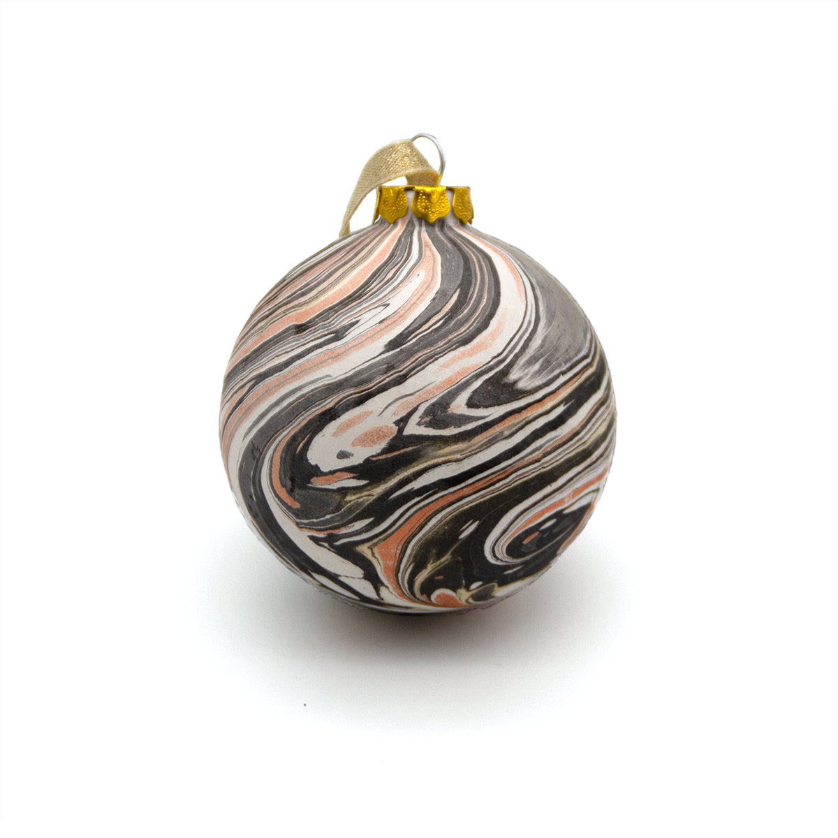 Ceramic Bauble - Slate & Metallics