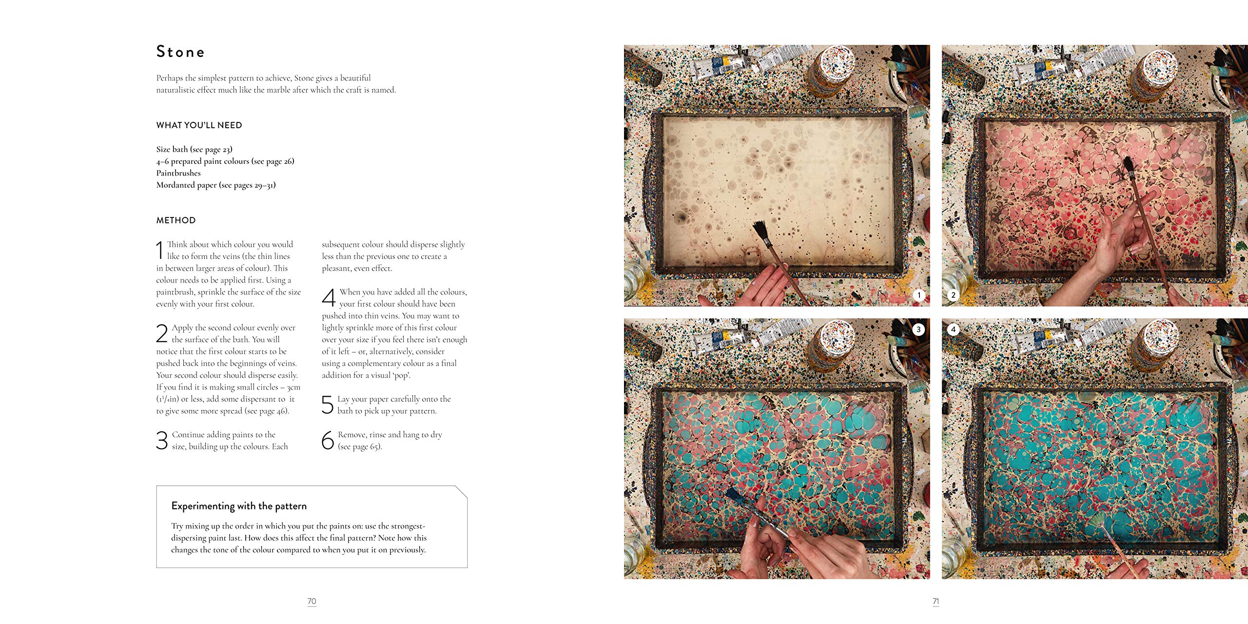 Contemporary Paper Marbling - Signed Copy